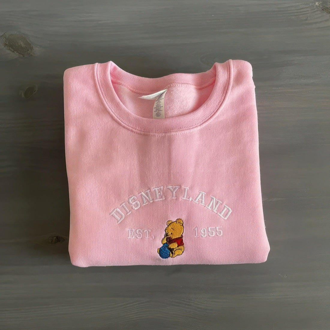 Custom Embroidered Hoodies For Couples, Custom Matching Couple Hoodies, Cartoon Bear Inspired Couples Embroidered Matching Hoodie