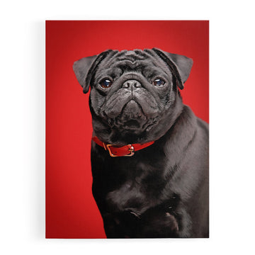 Custom Dog Portrait Canvas