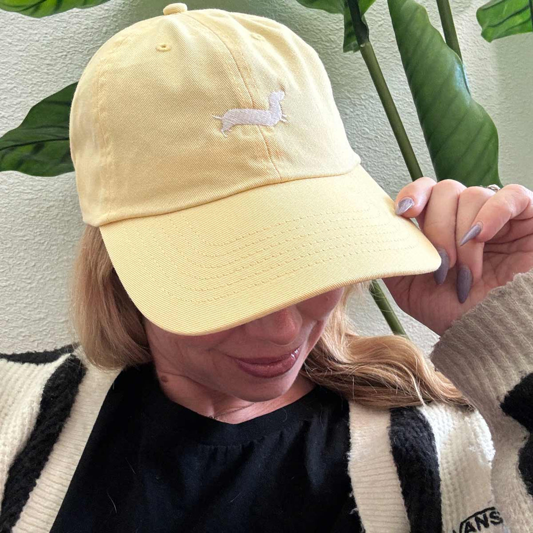 bean goods basics embroidered dad hat | butter