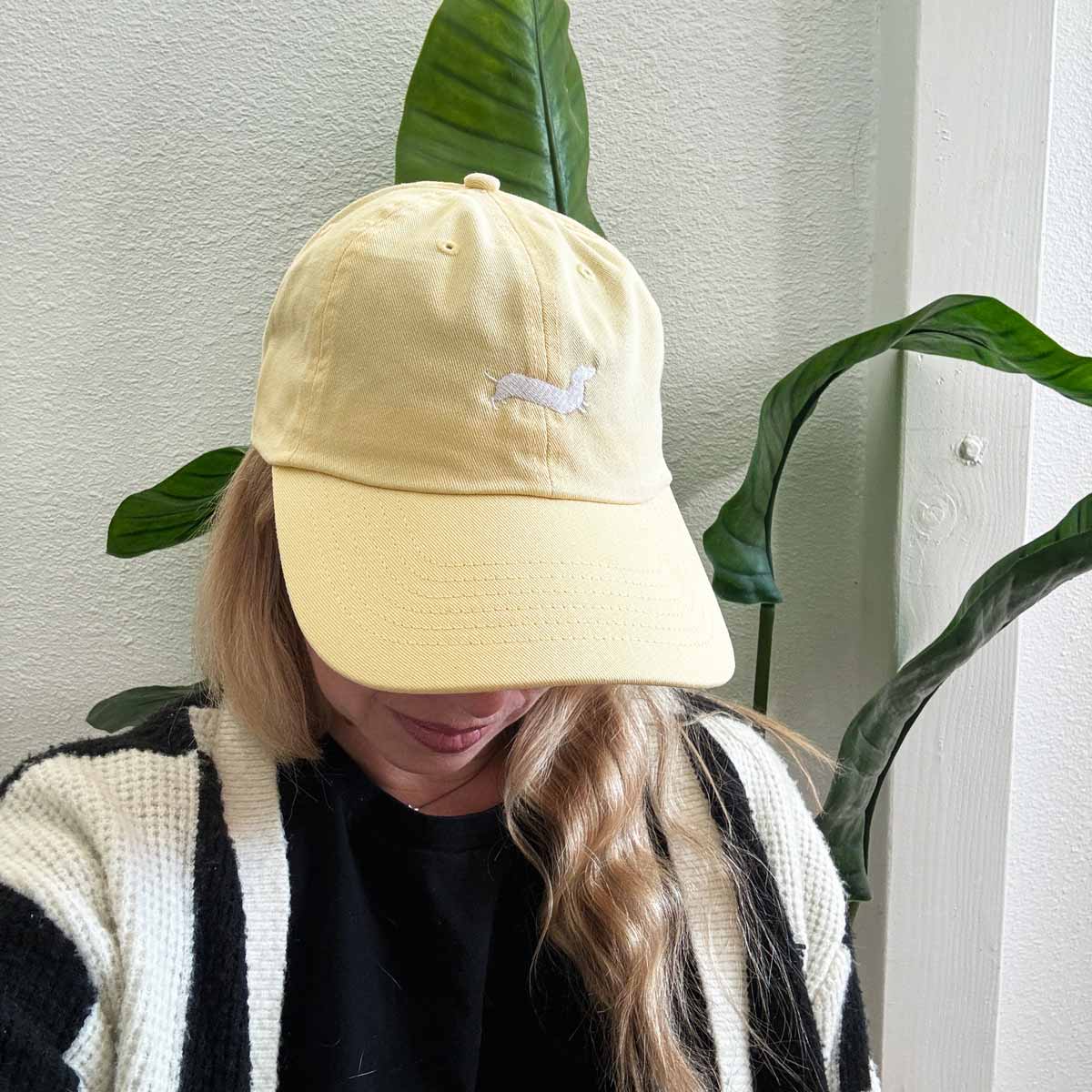 bean goods basics embroidered dad hat | butter