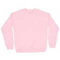 bean goods basics | embroidered unisex premium crew sweatshirt | ween pink - bean goods