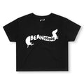 bg signature cropped tee | black - bean goods