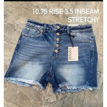 Button Hi rise fringe shorts Small ~ XL Now $29.99